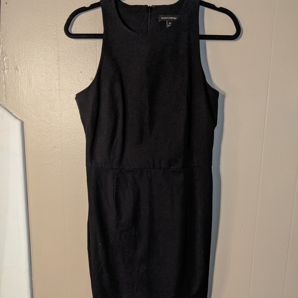 Banana Republic High Neck Midi Dress